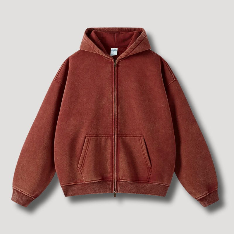 Skye Men’s Zip-Up Hoodie – Casual Hooded Sweatshirt with Comfortable Fit